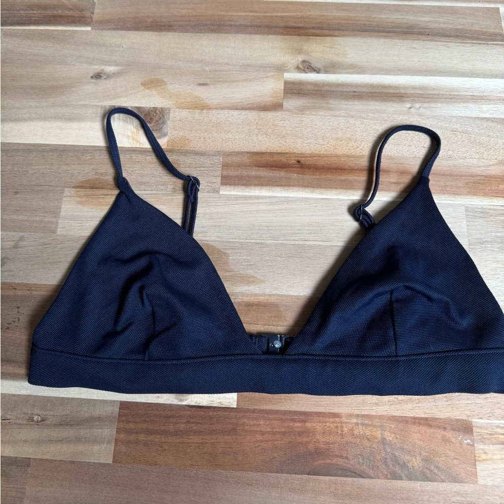 COS Navy Blue Bikini Top